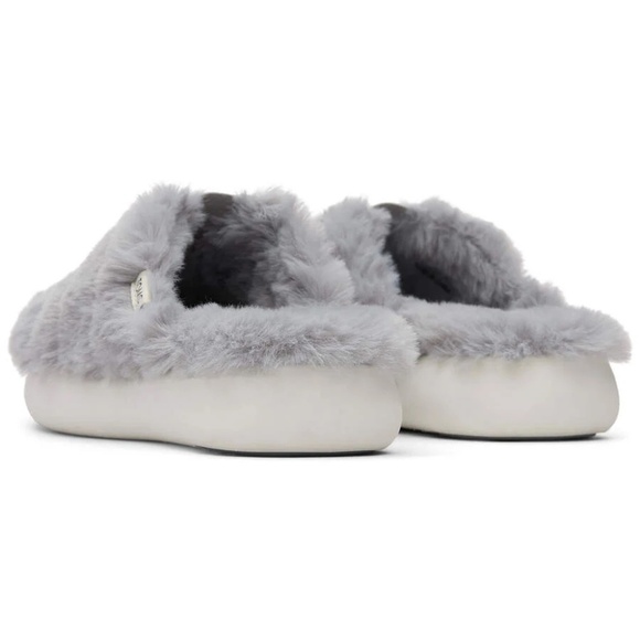 Toms Alpargata Mallow Mule Shoes Slippers Sneakers Mid Grey NIB - Picture 2 of 8